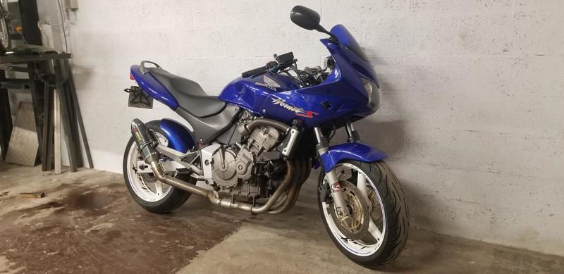 Honda Hornet 600 s honda bleu 0600 678