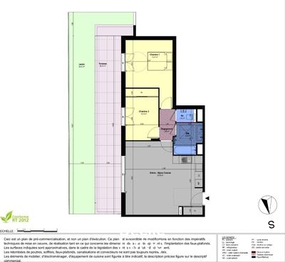 Appartement - 63 m² - 3 pièces