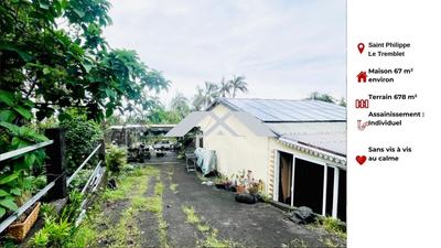 Maison - 67 m² - 3 pièces