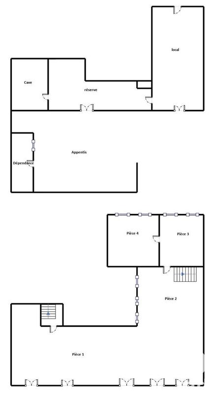 Maison de village - 454 m² - 11 pièces