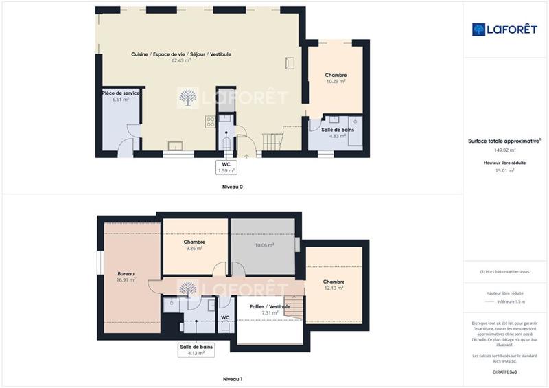 Maison - 130 m² - 6 pièces