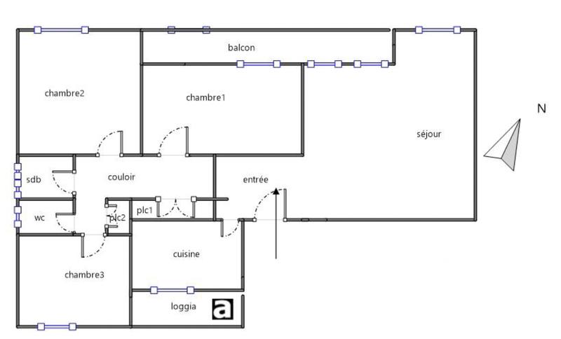 Appartement - 92 m² - 4 pièces