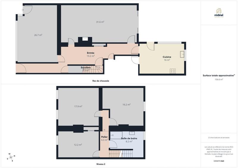 Maison - 133 m² - 5 pièces