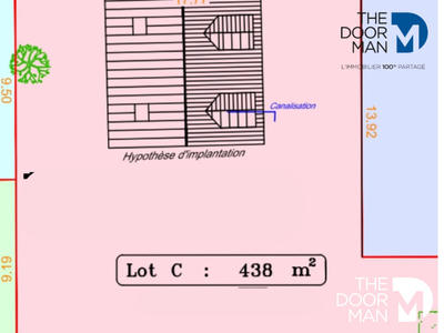Terrain - 438 m²