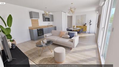 Appartement - 61 m² - 3 pièces