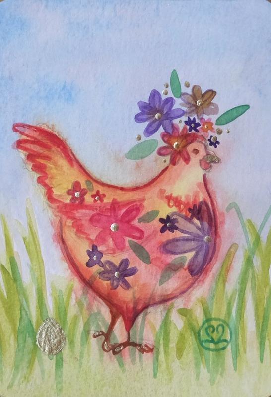 Atelier aquarelle intuitive de printemps