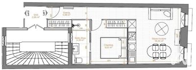 Appartement - 32 m² - 1 pièce