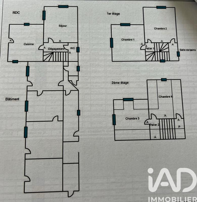 Maison - 90 m² - 5 pièces