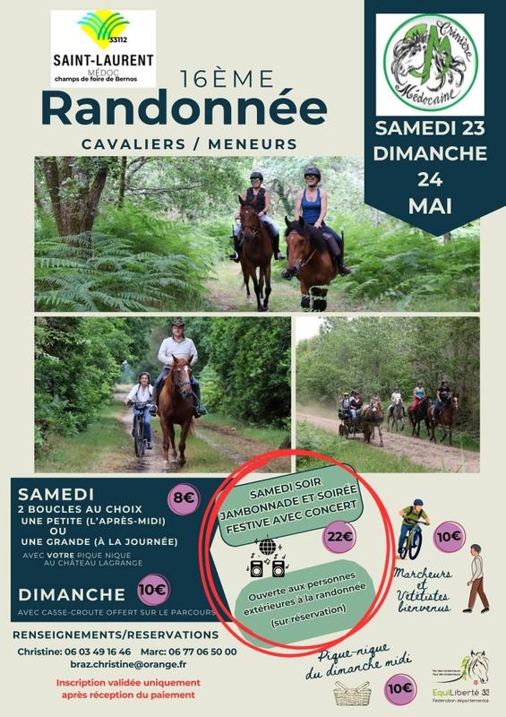 Randonnée équestre Vtt et pédestre