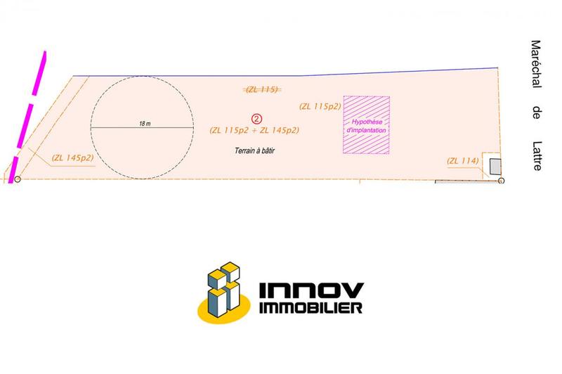 Terrain constructible - 1 702 m²