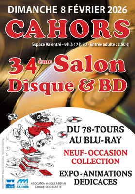34éme salon disques &amp; bd-cahors