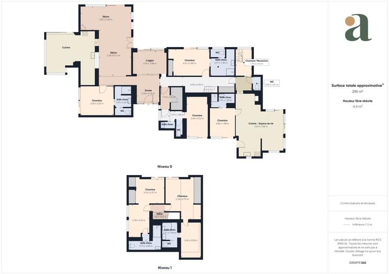 Maison chambre d'hôtes - 295 m² - 10 pièces