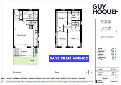 Maison - 78 m² - 4 pièces