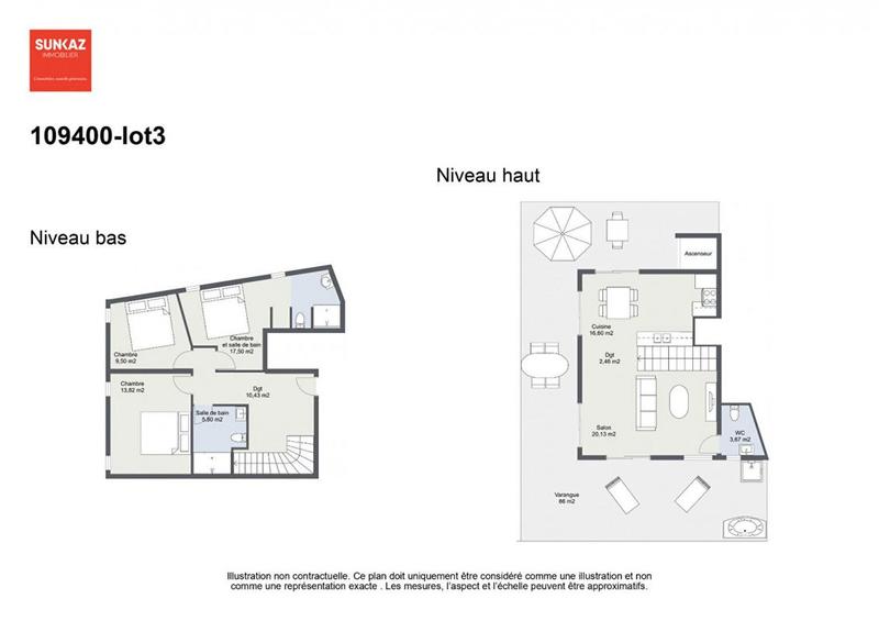 Appartement - 98 m² - 4 pièces