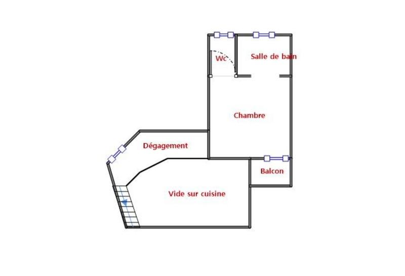 Maison de village - 65 m² - 4 pièces