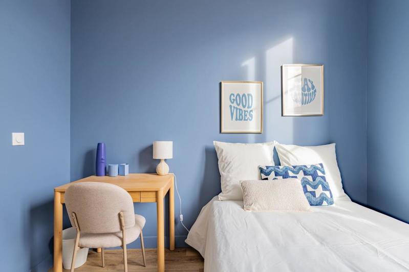 Chambre - 10 m² - 1 pièce