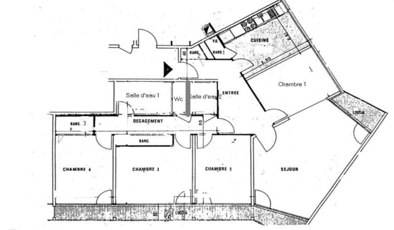 Appartement - 92 m² - 5 pièces