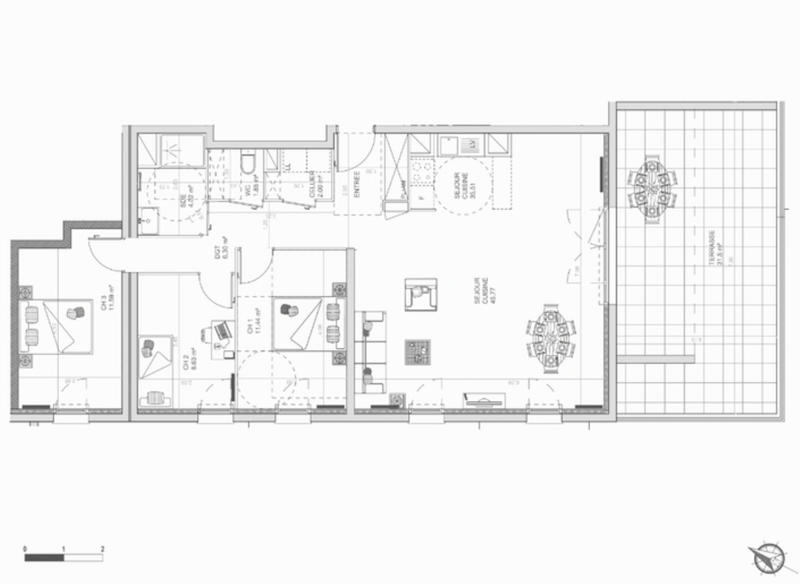 Appartement - 89 m² - 4 pièces