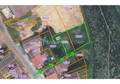 Terrain de loisirs - 962 m²