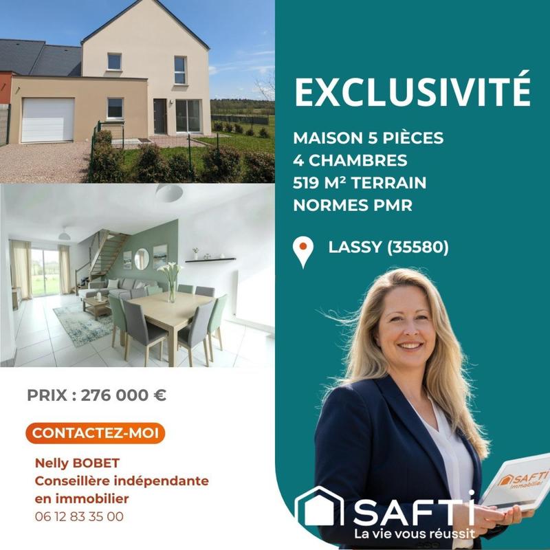 Maison - 101 m² - 5 pièces