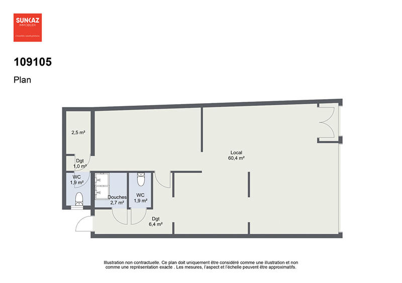 Local d'activités - 65 m²