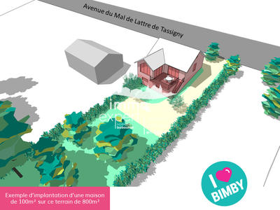 Terrain constructible - 1 672 m²