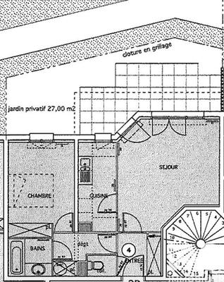 Appartement - 46 m² - 2 pièces