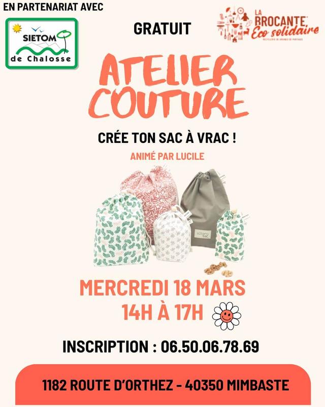 Atelier Couture : Exprime ta créativité !