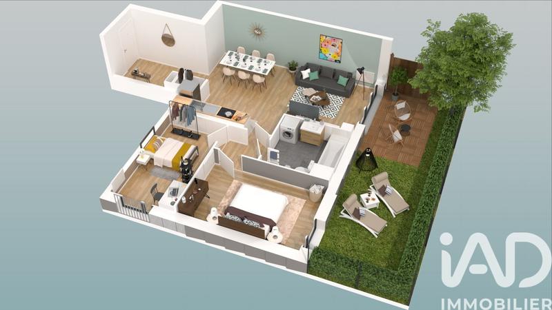 Appartement - 62 m² - 3 pièces