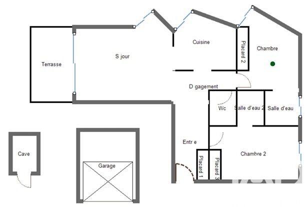 Appartement - 71 m² - 3 pièces