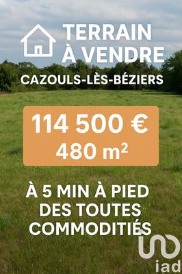 Terrain - 480 m²