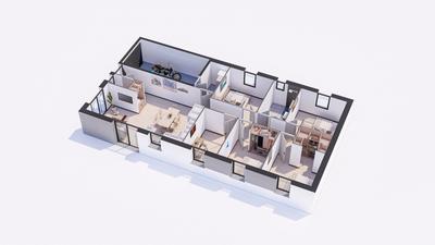 Maison - 98 m² - 7 pièces