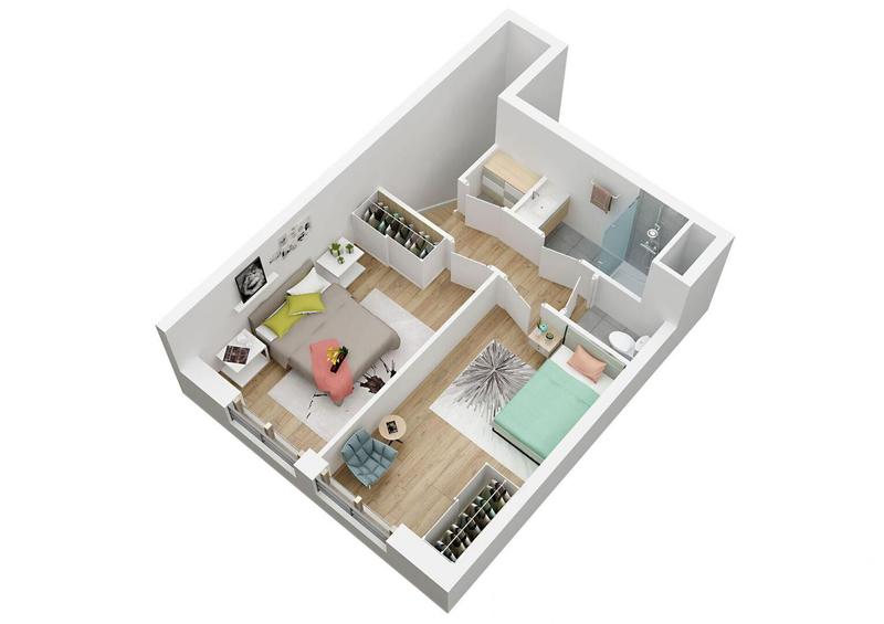 Maison - 70 m² - 3 pièces