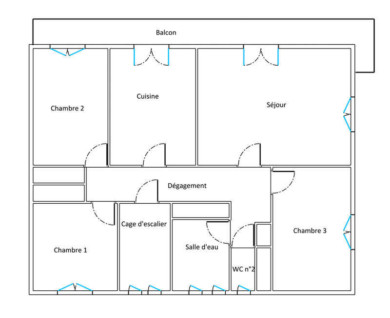 Maison - 103 m² - 5 pièces