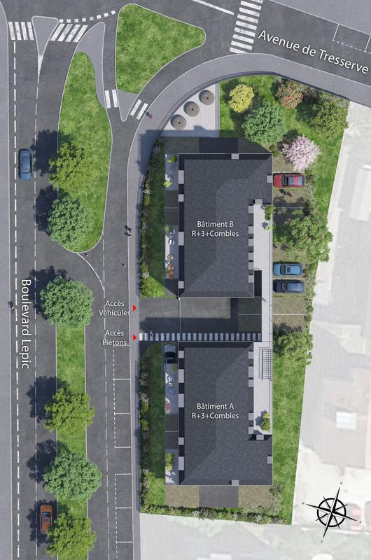 Appartement - 44 m² - 2 pièces