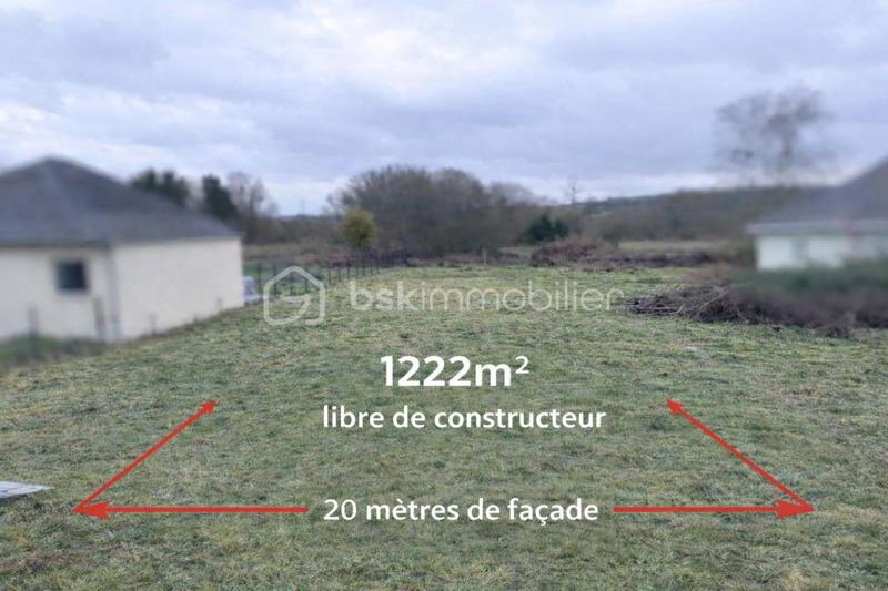 Terrain - 1 222 m²