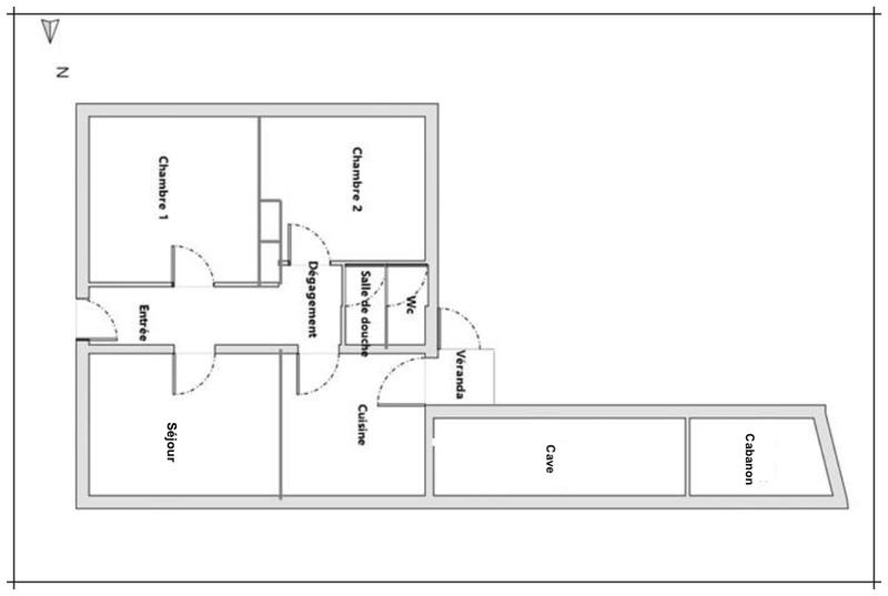Maison - 59 m² - 3 pièces