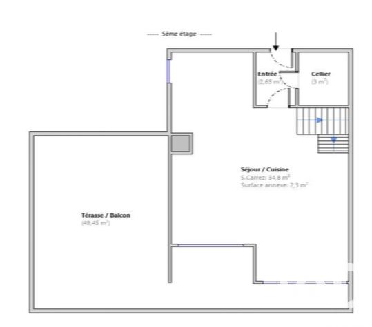 Appartement - 84 m² - 4 pièces