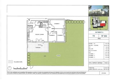Appartement - 79 m² - 4 pièces