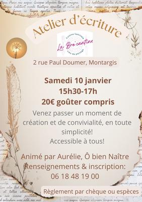 Atelier d'écriture