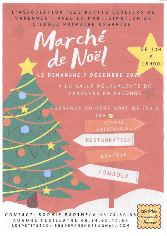Marché de noël des écoliers