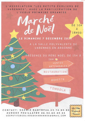 Marché de noël des écoliers