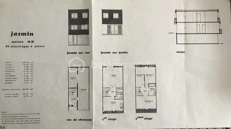 Maison - 84 m² - 4 pièces