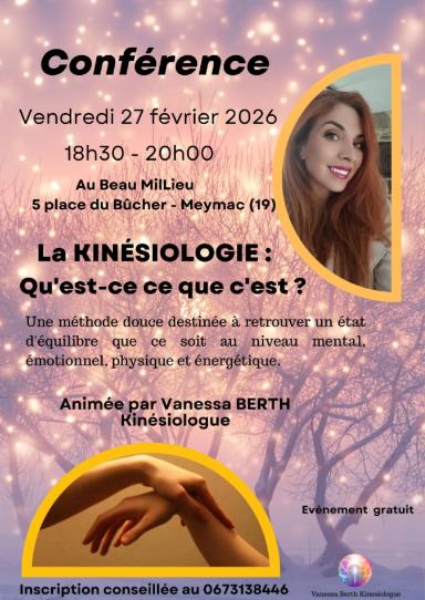 Conférence la kinésiologie : qu'est-ce que c'est?