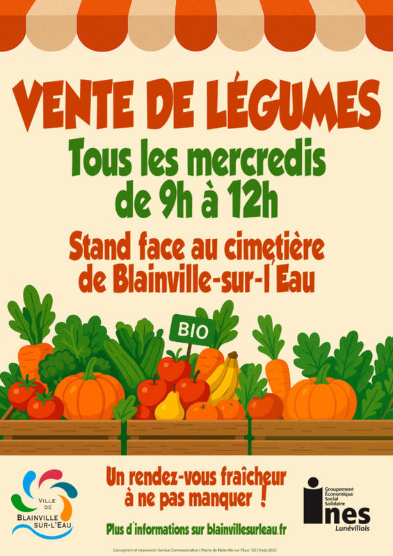 Vente de légumes !