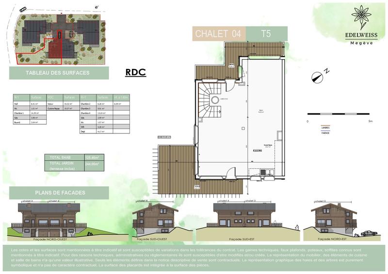 Châlet - 126 m² - 5 pièces