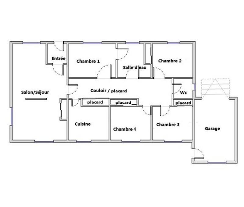 Maison traditionnelle - 107 m² - 5 pièces