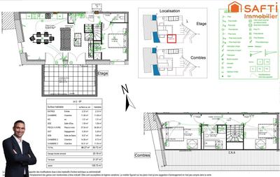 Appartement - 84 m² - 4 pièces