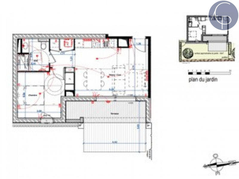 Appartement - 104 m² - 4 pièces