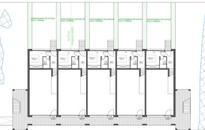 Duplex - 62 m² - 3 pièces